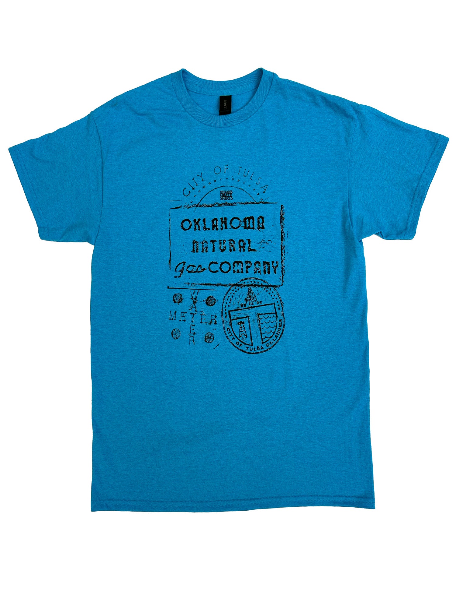 Blue Grate shirt front, grateshirts.com