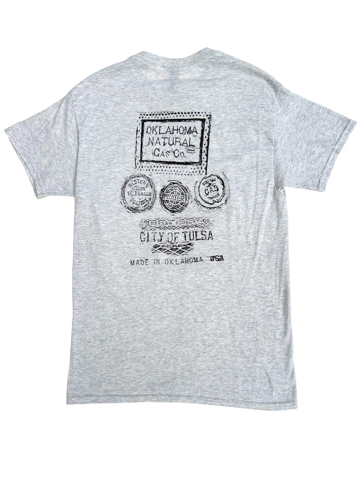 Grey Grate Shirt back, grateshirts.com