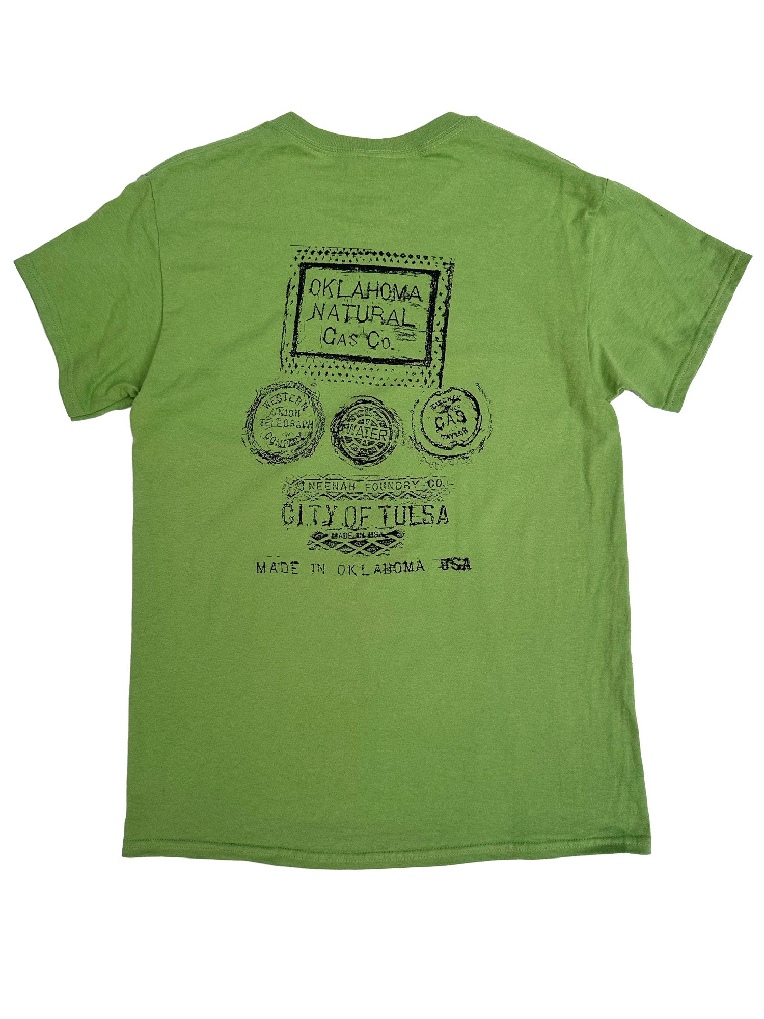 Green Grate Shirts back, grateshirts.com