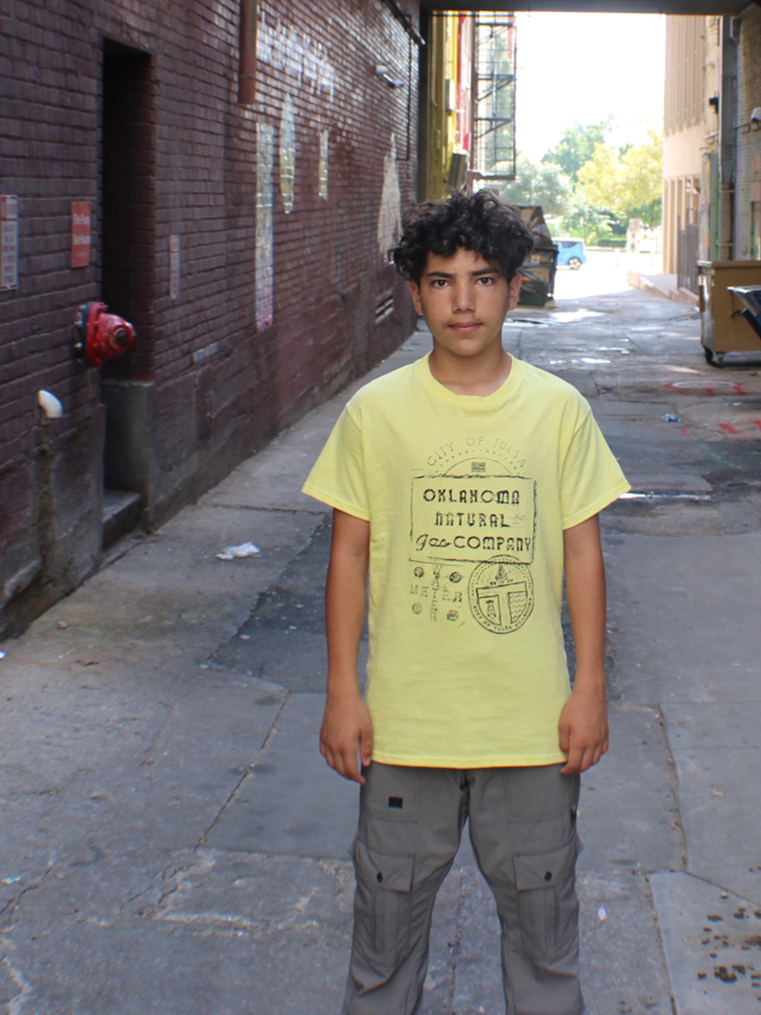 Yellow Grate Shirts back, grateshirts.com